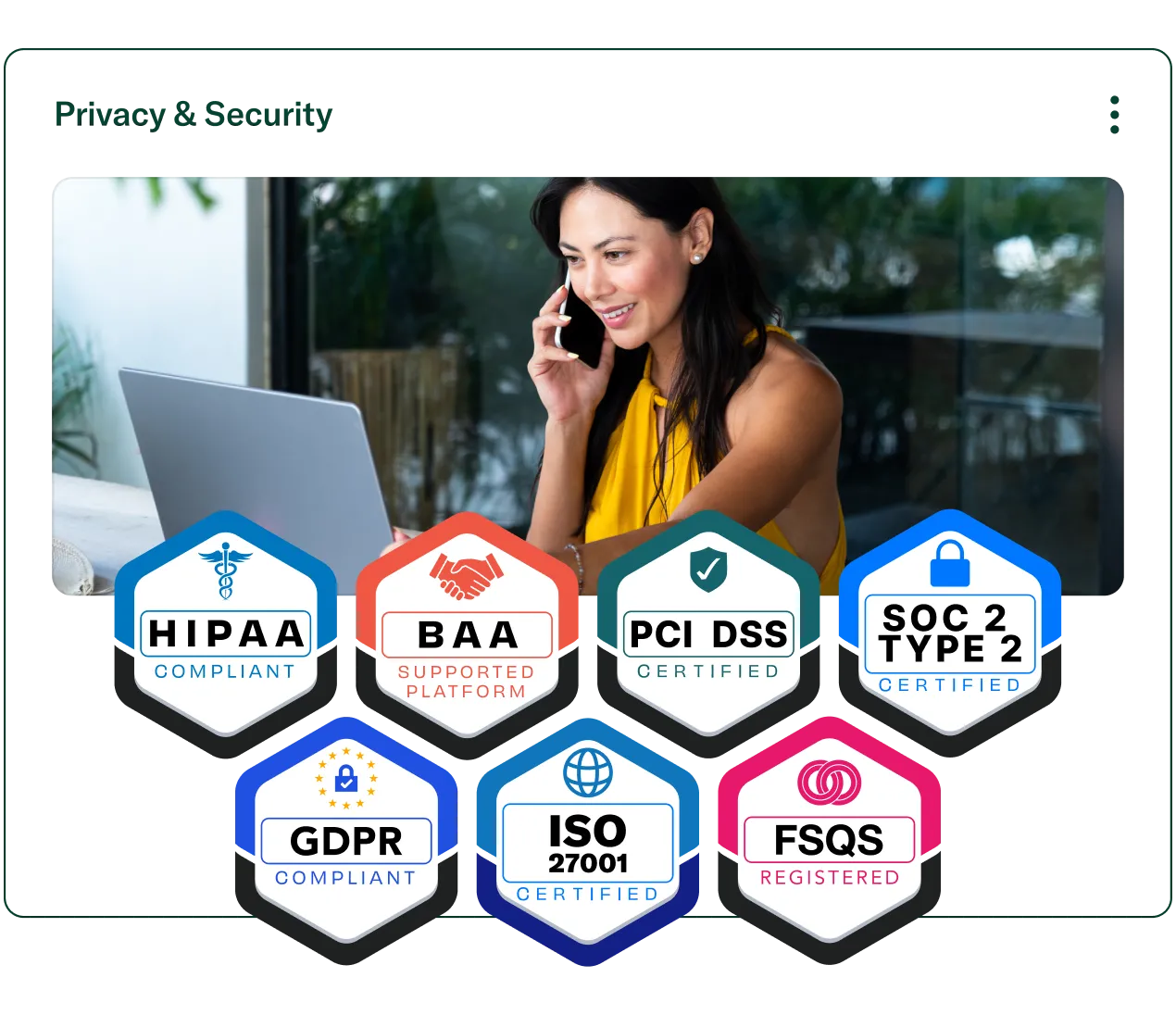 Businesses across healthcare, government, and banking trust Invoca in large part because of our commitment to data security, privacy, and compliance.